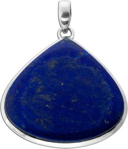 Lapislazuli Anhänger Silber 925 blauer Edelstein 75ct