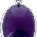 Amethyst Anhänger Silber 925 violetter Edelstein 25ct