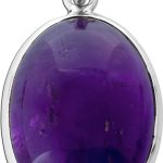 Amethyst Anhänger Silber 925 violetter Edelstein 25ct