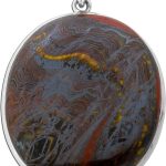 Copper Dolomite Anhänger Silber 925 brauner Edelstein 95ct