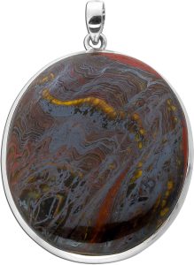 Copper Dolomite Anhänger Silber 925 brauner Edelstein 95ct