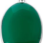 Aventurin Anhänger Silber 925 grüner Edelstein 30ct