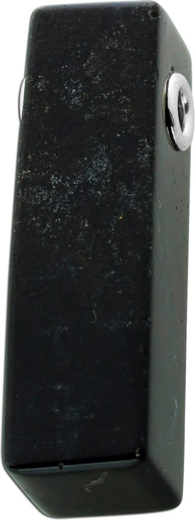 Onyx Anhänger Silber 925 schwarzer Natur Edelstein