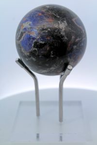 Astrophylit Edelsteinkugel Tiefblau Goldgesprenkelt Esoterik Zubehör, Dekoration