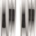 Große Creolen 38mm Sterling Silber 925 poliert